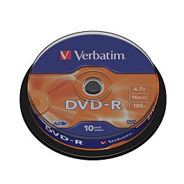 Medij DVD-R VERBATIM 4.7GB 16×